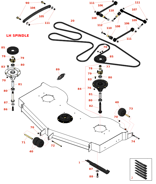 Toro Z Master Professional 7500-D 72in Rotary Deck