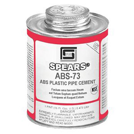 Cement - quart abs-73 med body black