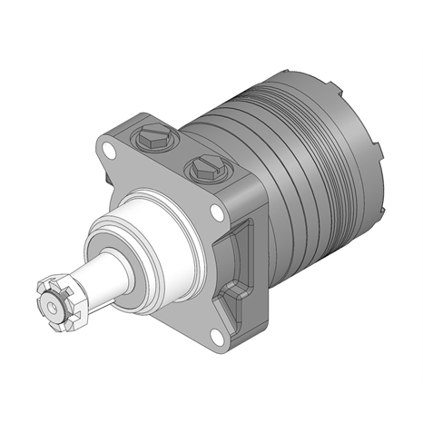 Hydraulic motor - wheel rh