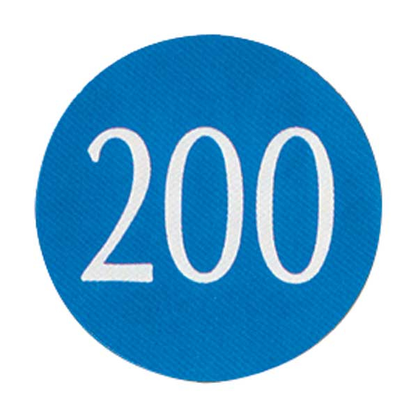 200 yardage marker - 8" - blue