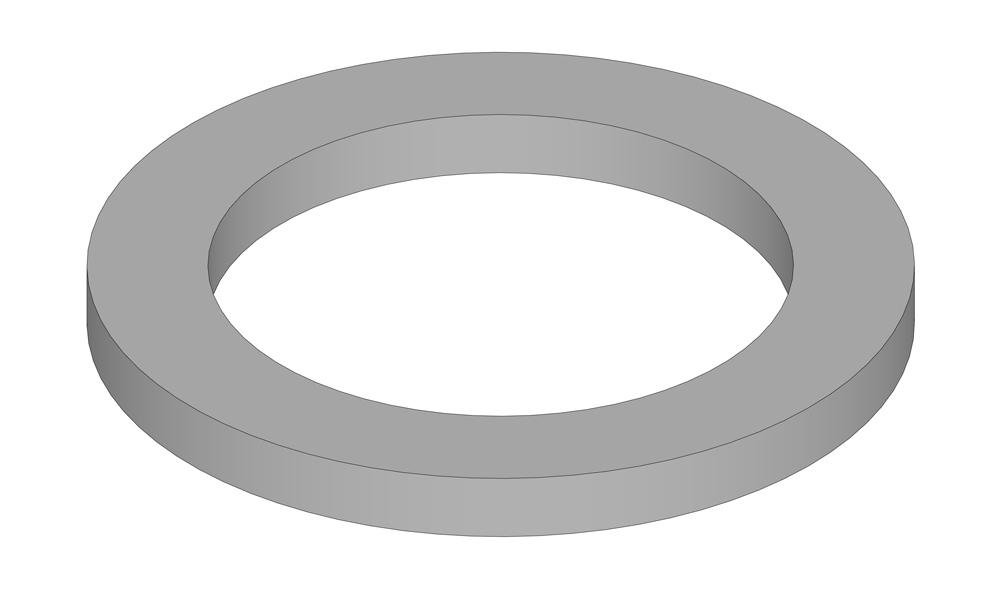 Thrust washer - hardened