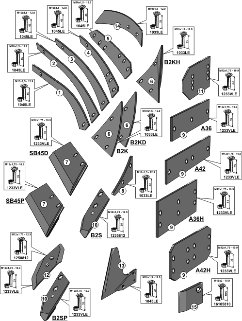 Ploeglichaam type BS40