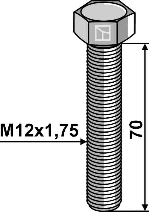 Zeskantmoer M12 zonder moer