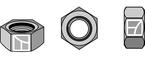 Muttern DIN934 - 8.8