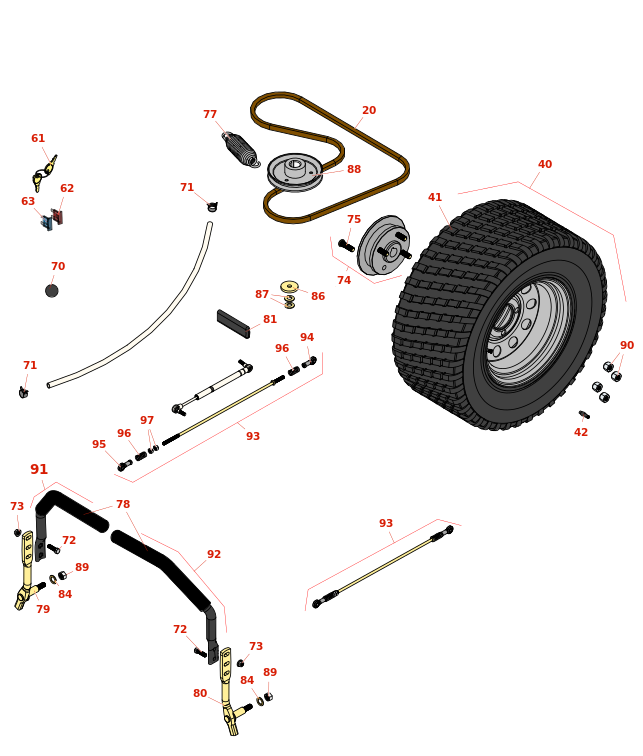 Toro Z Master Professional 6000 Steering & Drive