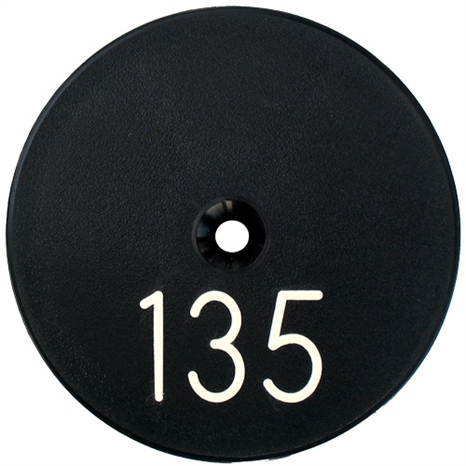 Sprinkler cap yardage marker - 1 number