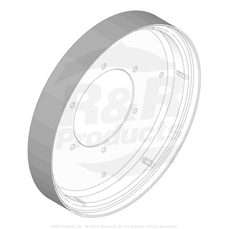 Disc - half 4x16 semi pneumatic