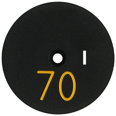 Sprinkler cap yardage marker - 1 number