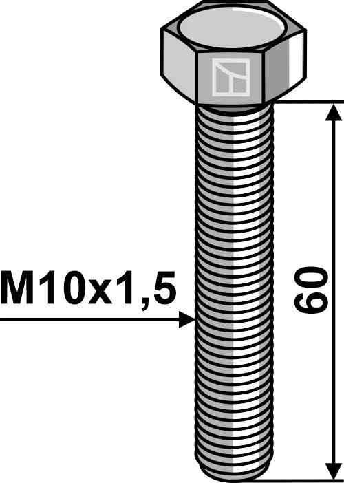 Sechskantschraube M10 ohne Mutter