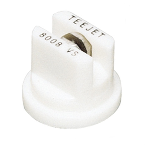 Teejet visiflo flat spray nozzle - 80 degree white stainless steel