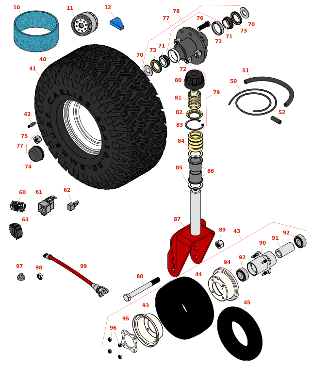 Toro Pro Force Debris Blower Blower Parts