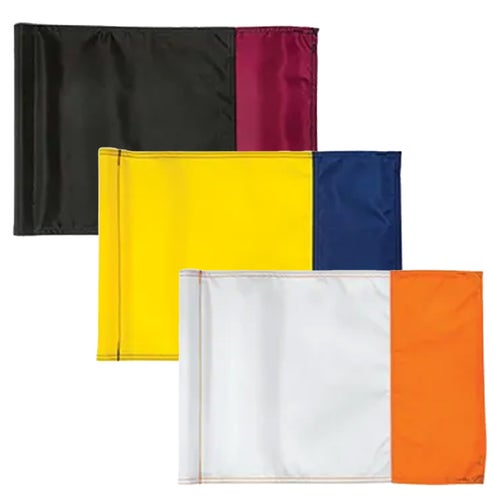 Ende vertikaler streifen golf flag - 400d tube style